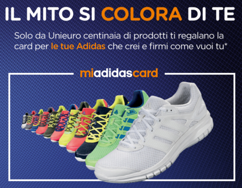 Scarpe Adidas in omaggio da Unieuro | Buonosconto.it